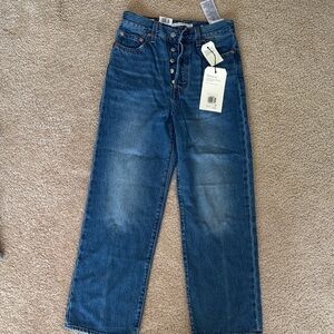 Levi's ribcage straight ankle